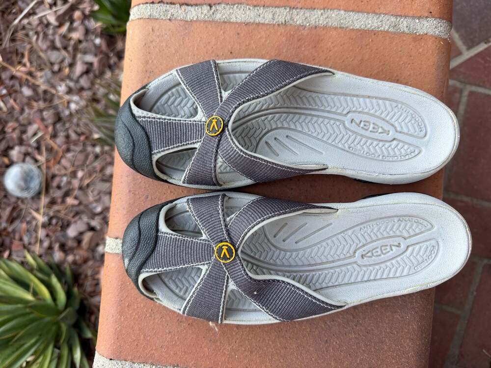 Keen Women's Bali TG Slide Sandals Steel Grey